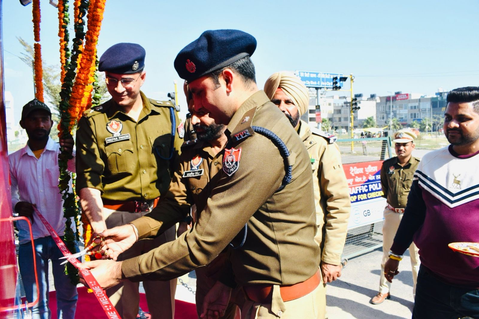 एसएसपी दीपक पारीक ने एयरपोर्ट रोड पर आधुनिक बीट बॉक्स का शुभारंभ किया 